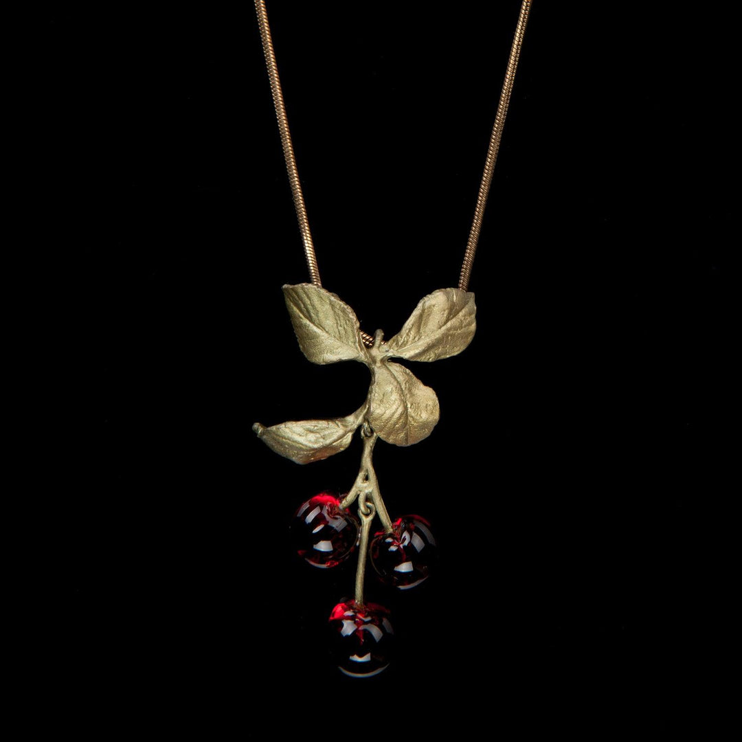 Morello Cherry Pendant - Michael Michaud Jewellery