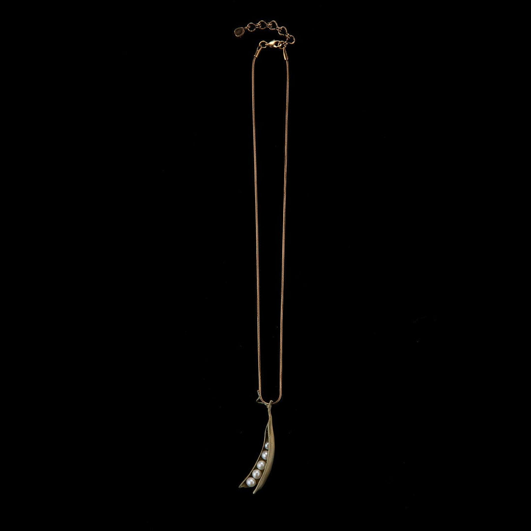 Pea Pod Pendant - 5 Pearls - Michael Michaud Jewellery