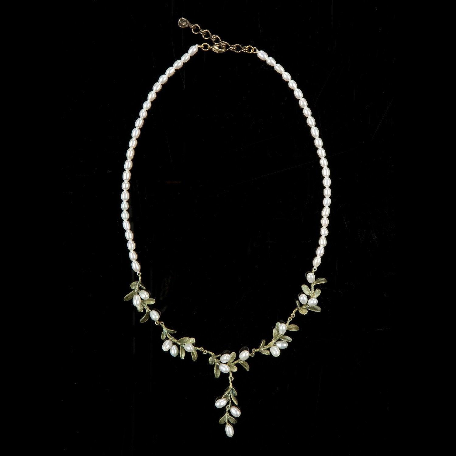 Boxwood Necklace - Pearls by Michael Michaud