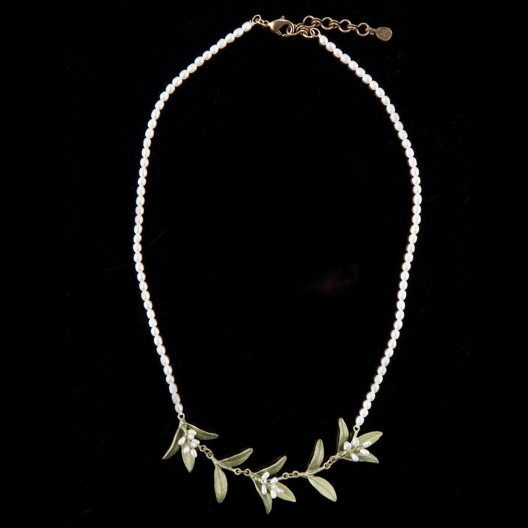 Flowering Myrtle Necklace - Pearl Contour - Michael Michaud Jewellery