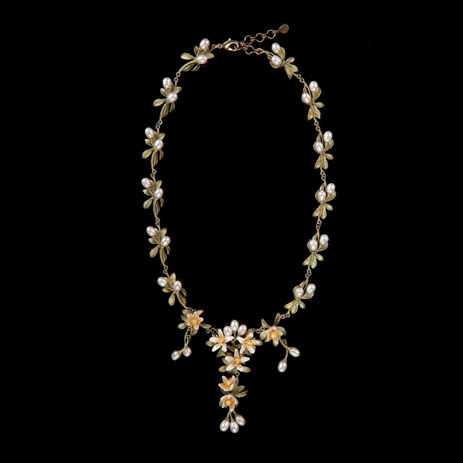 Orange Blossom Necklace - Flowers - Michael Michaud Jewellery