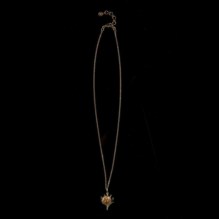 California Poppy Pendant - Petite Flower - Michael Michaud Jewellery