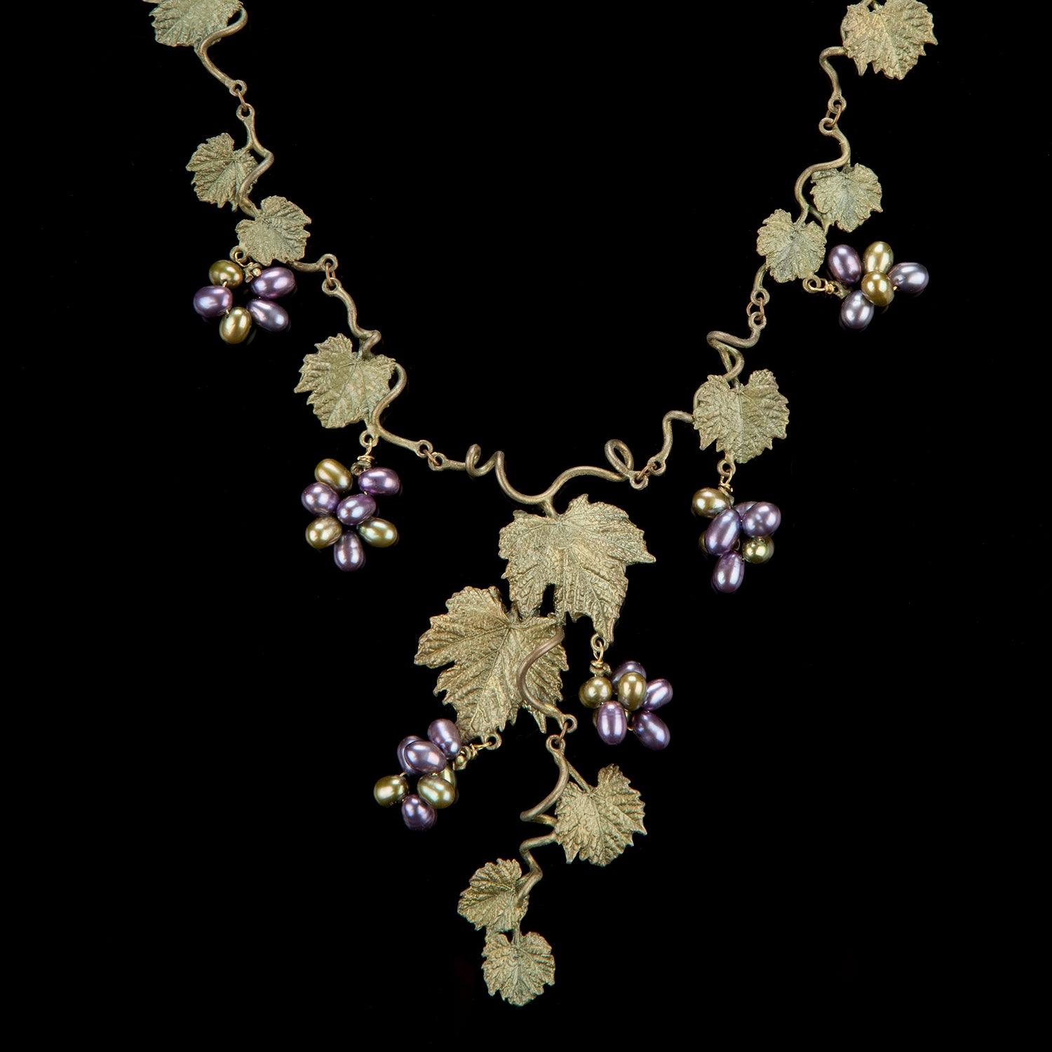 Grape Vines Necklace - Leaf Links - Michael Michaud Jewellery