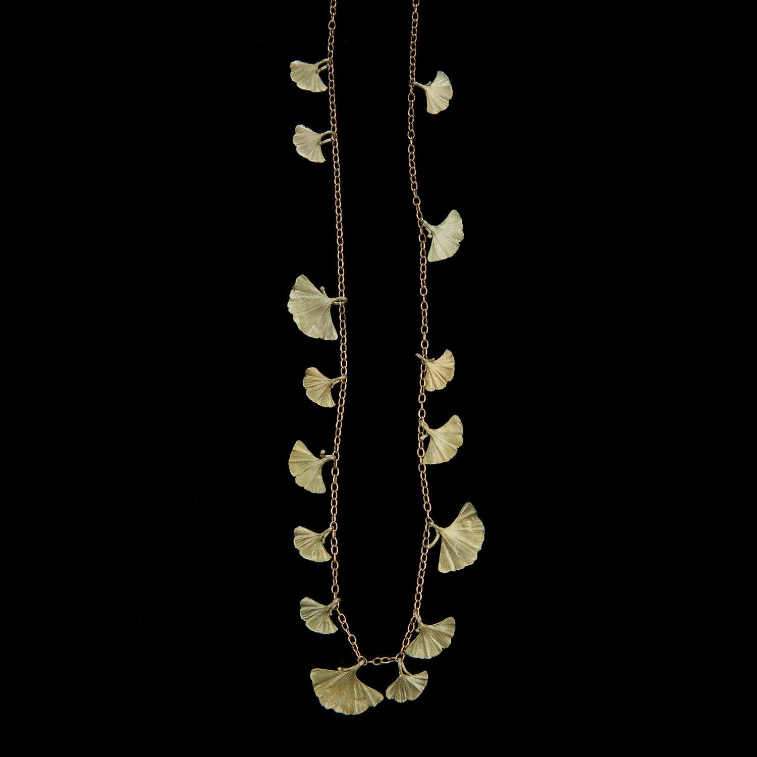 Ginkgo Necklace - Long - Michael Michaud Jewellery