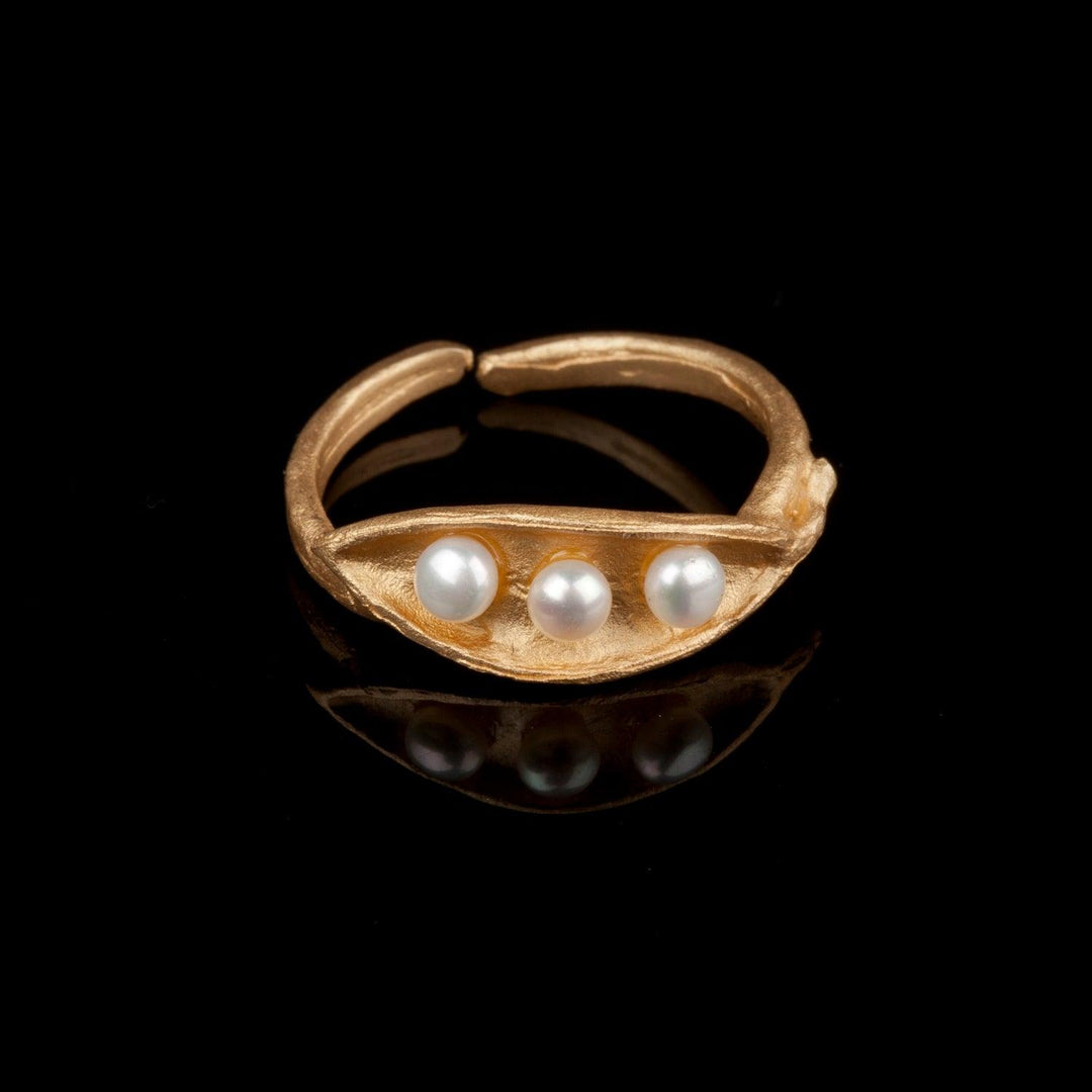 Pea Pod Triple Pearl - Ring - Michael Michaud Jewellery