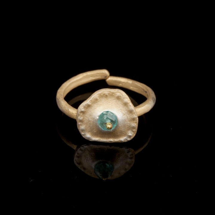 Sea Urchin Single Ring - Apatite - Michael Michaud Jewellery