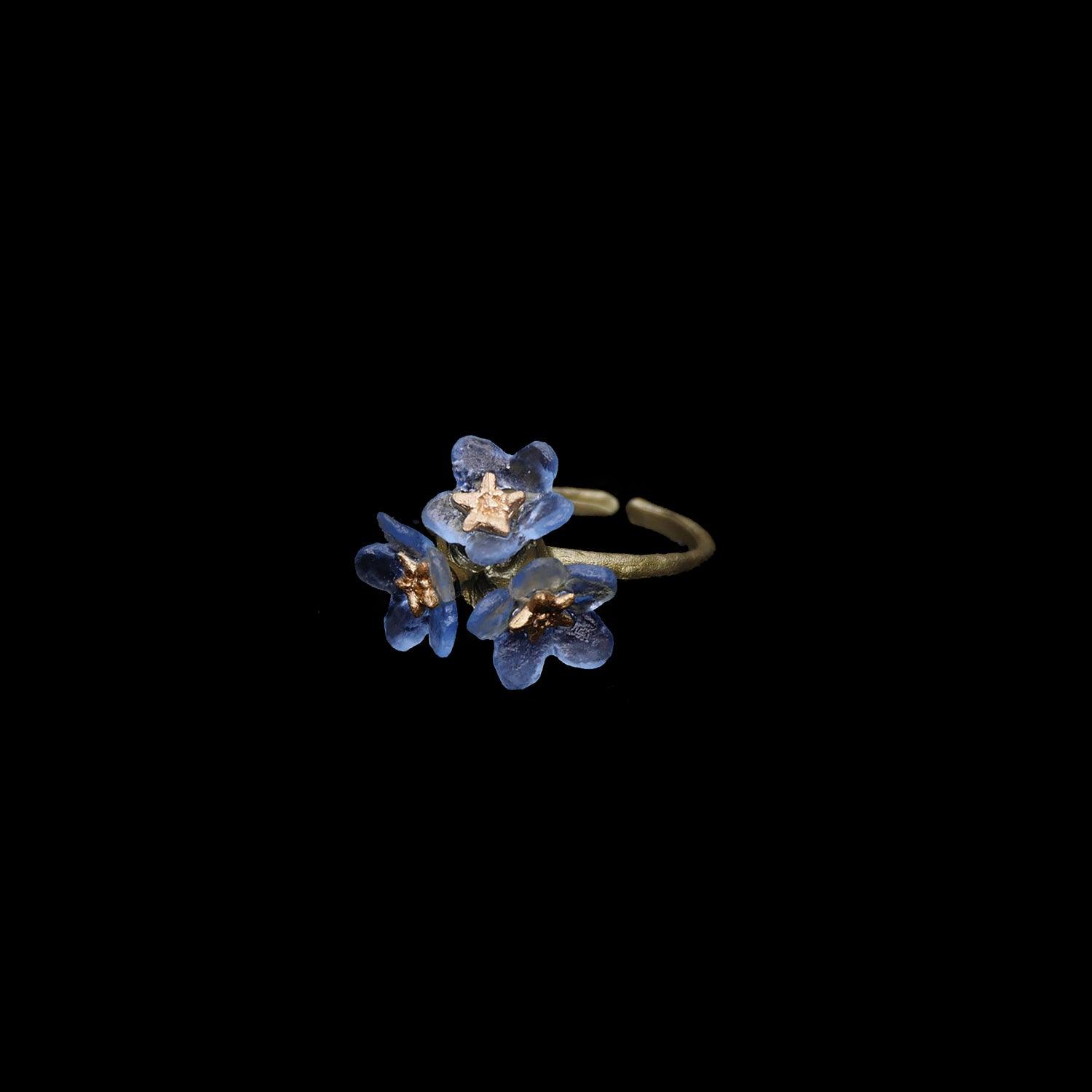 Forget Me Not Ring - Triple - Michael Michaud Jewellery