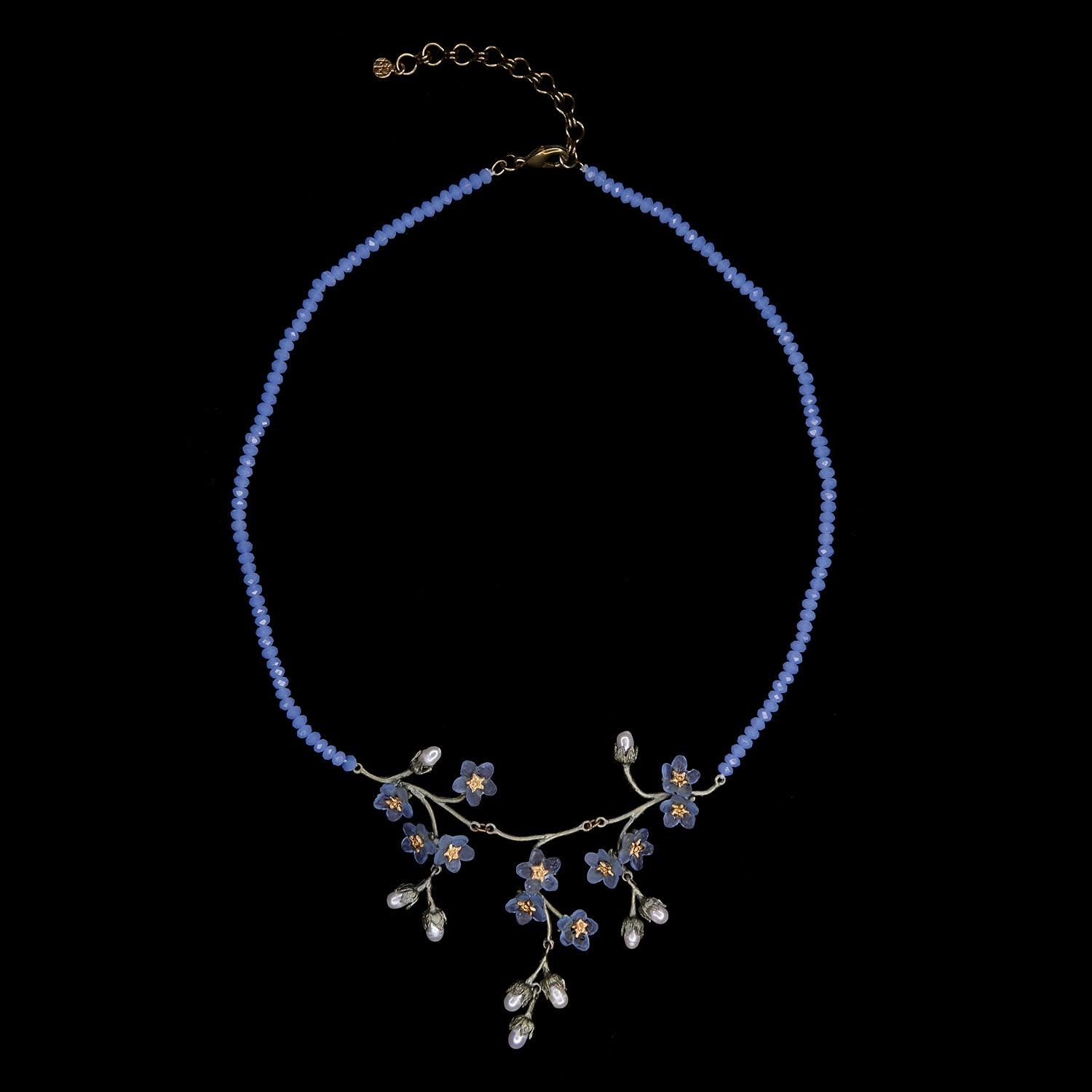 Forget Me Not Necklace - Triple Dangle - Michael Michaud Jewellery