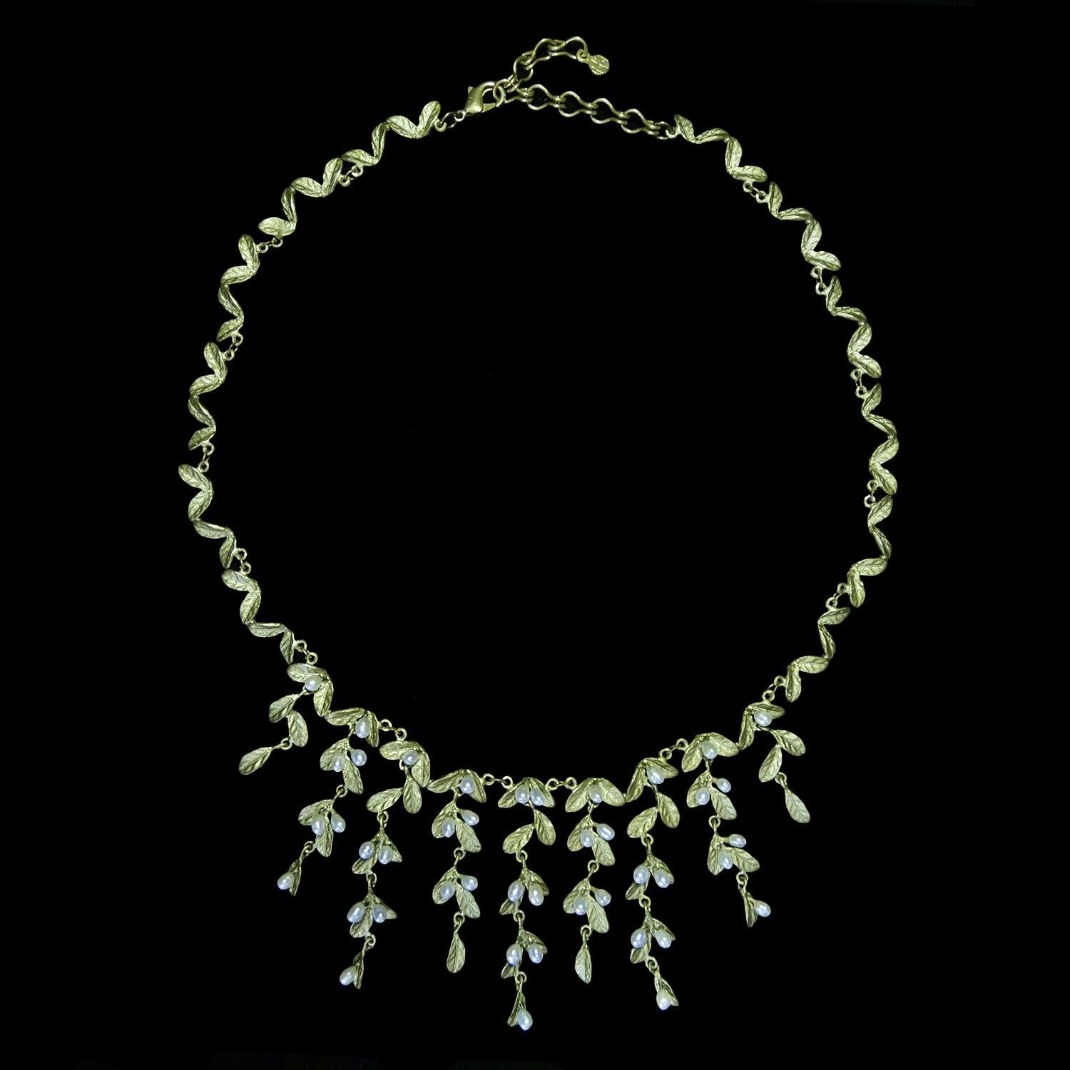 Petite Leaf Necklace - Statement - Michael Michaud Jewellery