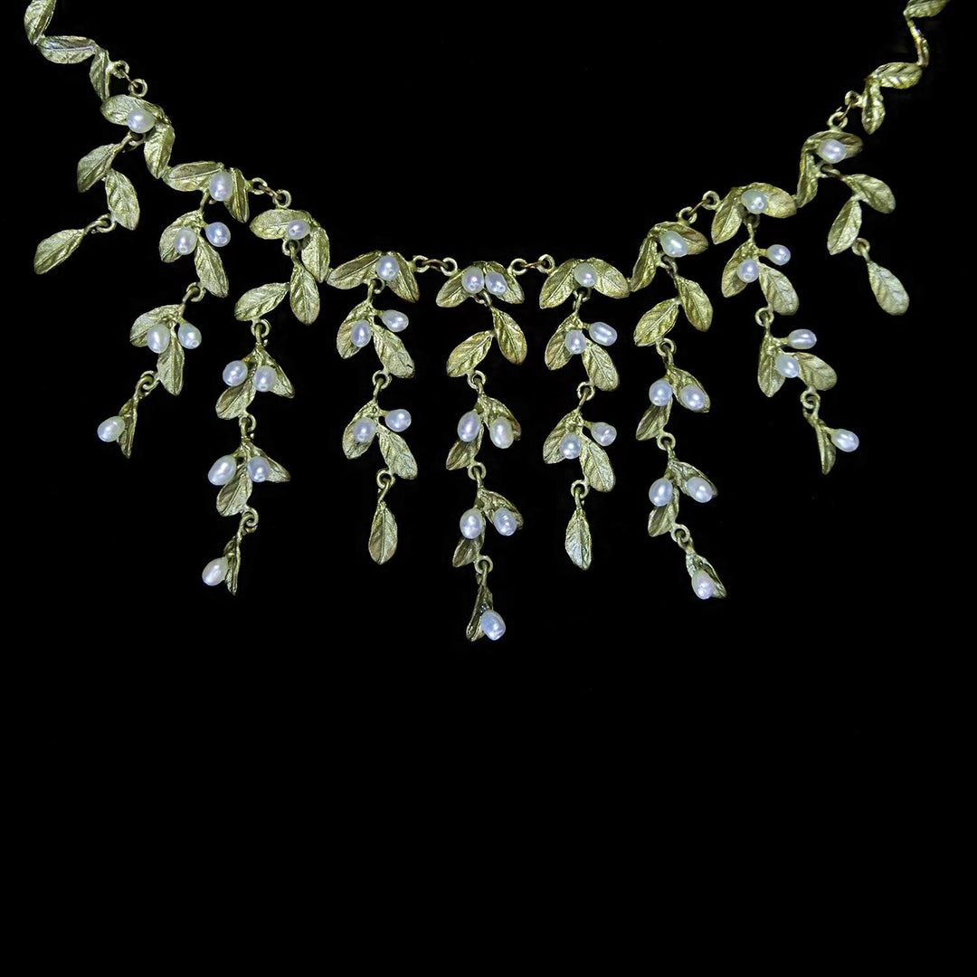 Petite Leaf Necklace - Statement - Michael Michaud Jewellery