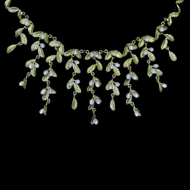 Petite Leaf Necklace - Statement - Michael Michaud Jewellery