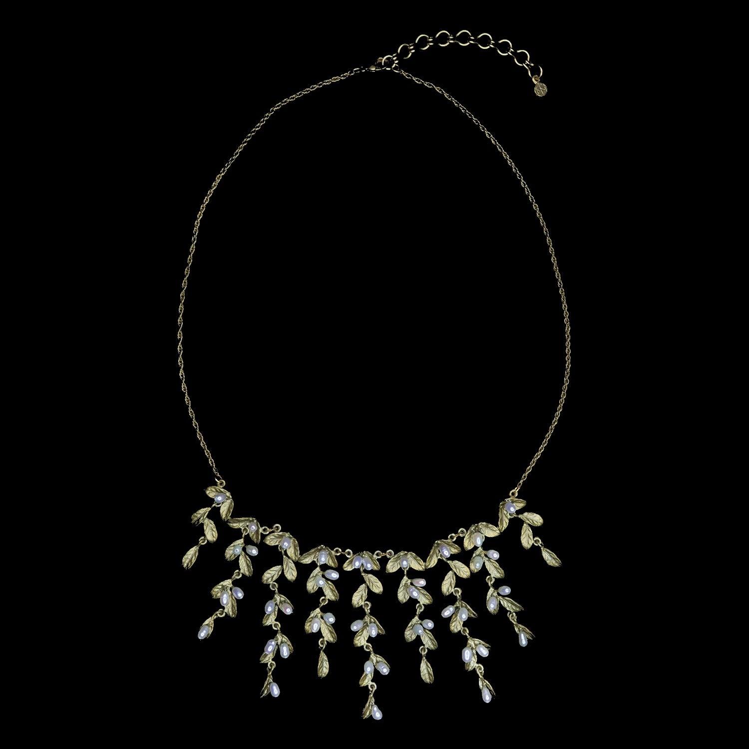 Petite Leaf Necklace - Mini Statement - Michael Michaud Jewellery