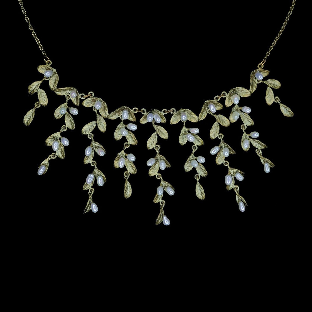 Petite Leaf Necklace - Mini Statement - Michael Michaud Jewellery