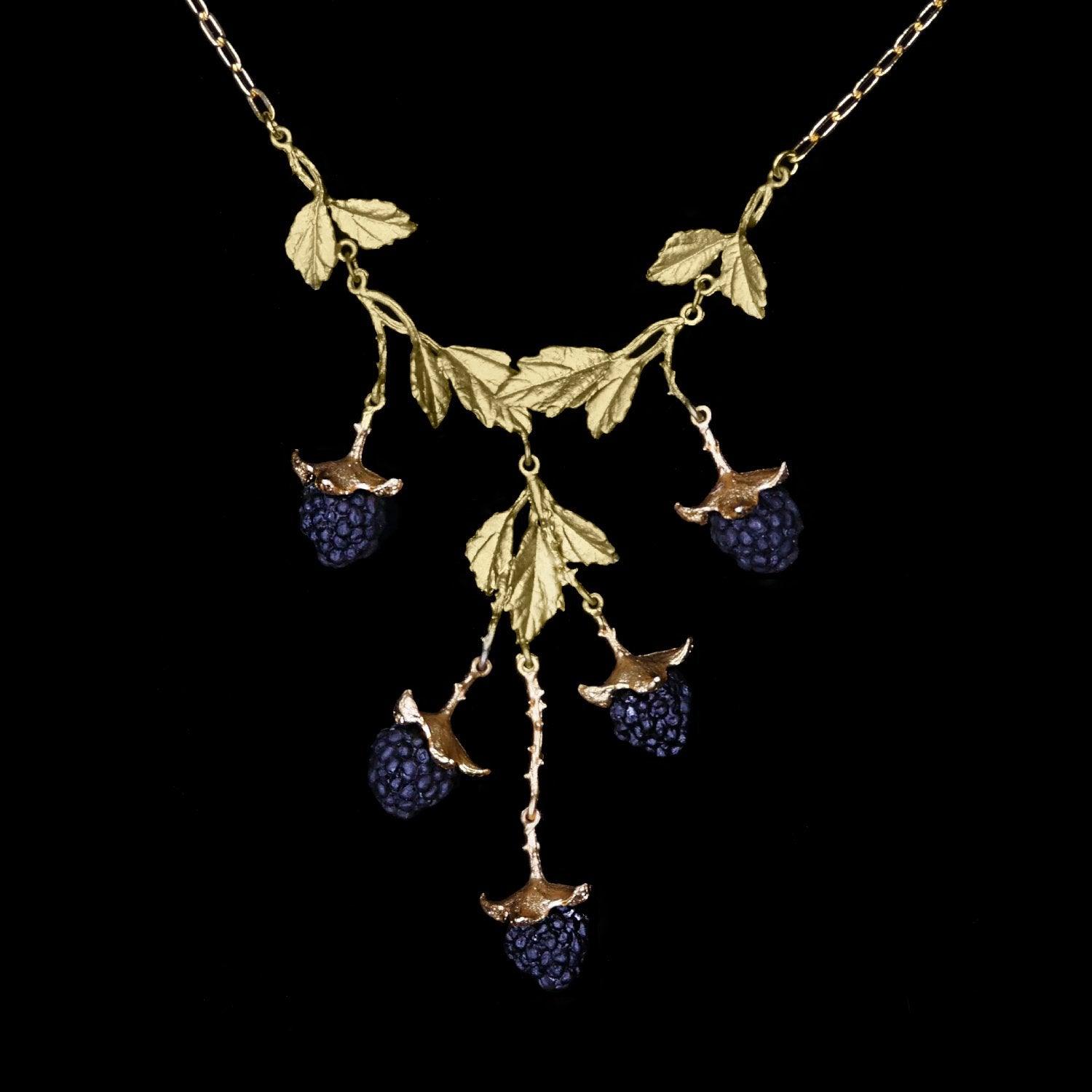 Blackberry Necklace - 5-Drop - Michael Michaud Jewellery