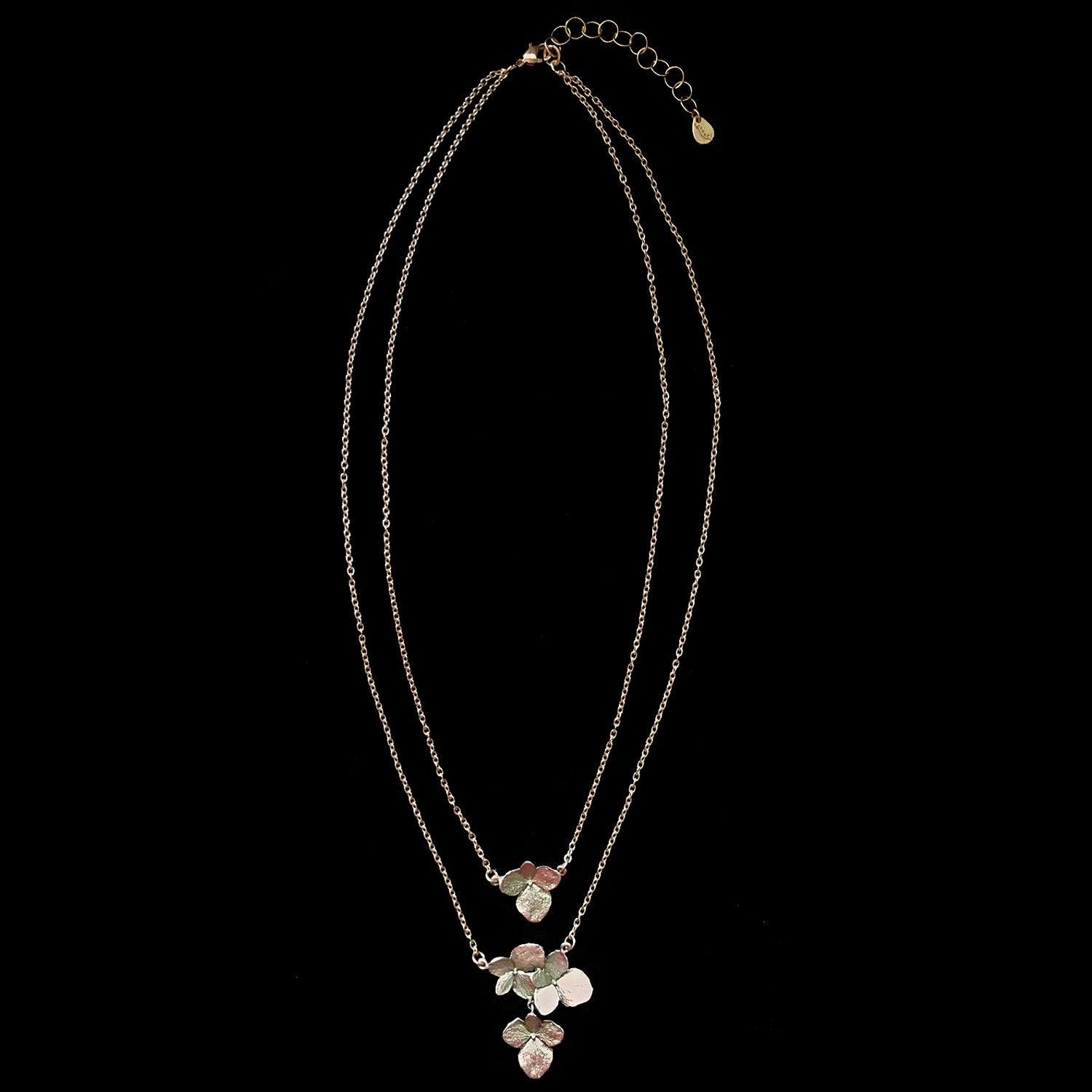 Hydrangea Pendant - Double Layer - Michael Michaud Jewellery