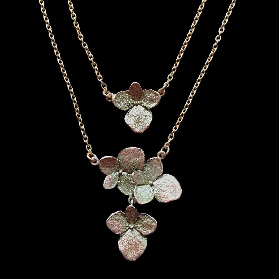 Hydrangea Pendant - Double Layer - Michael Michaud Jewellery