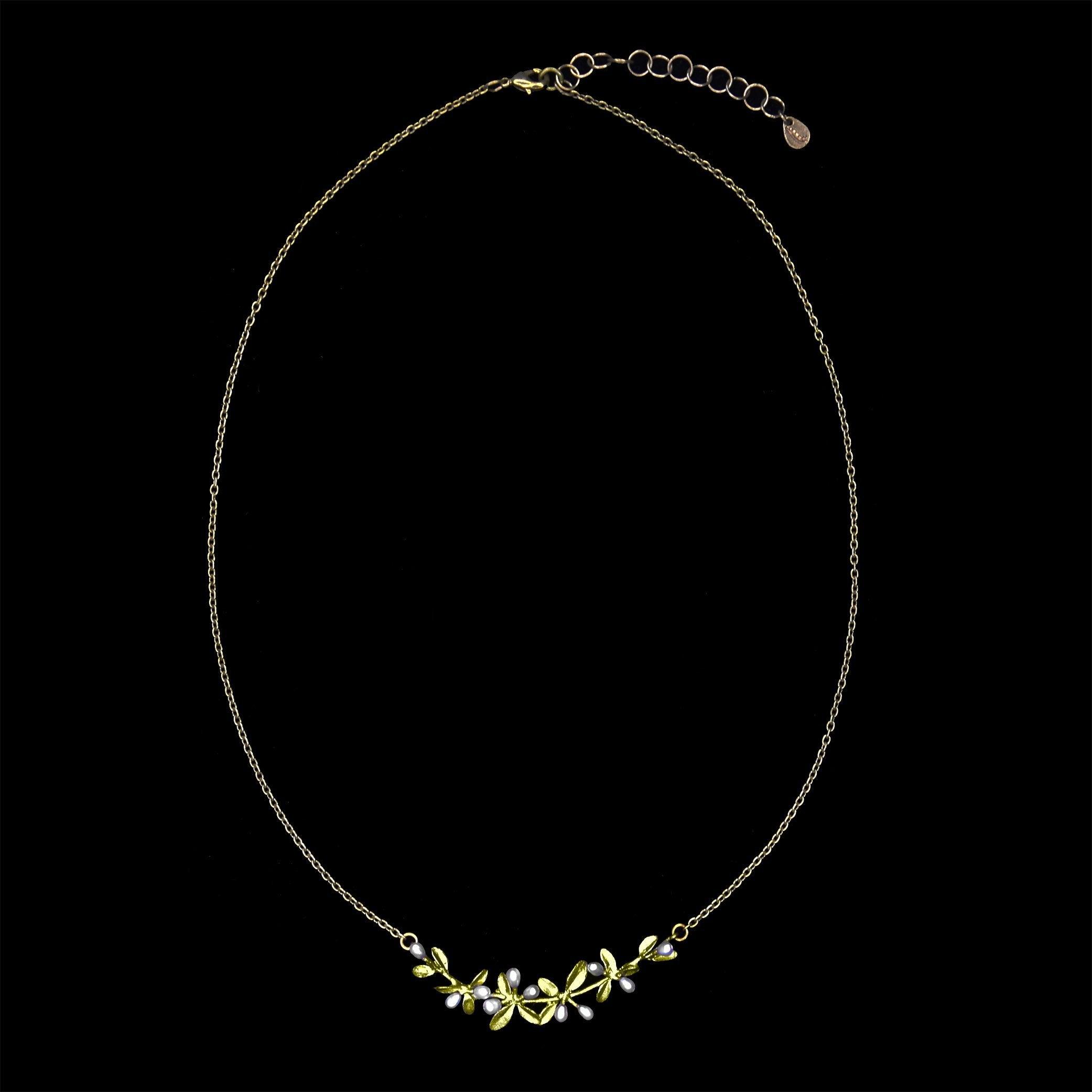 Flowering Thyme Necklace - Bar - Michael Michaud Jewellery