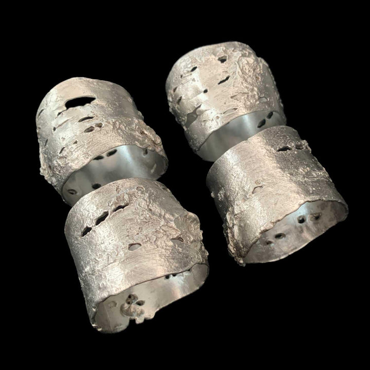 Birch Bark Napkin Rings - Michael Michaud Jewellery