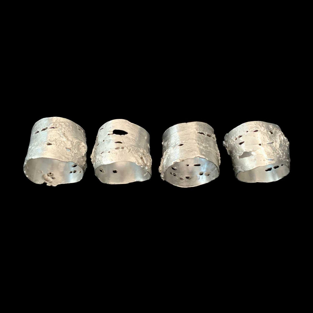 Birch Bark Napkin Rings - Michael Michaud Jewellery