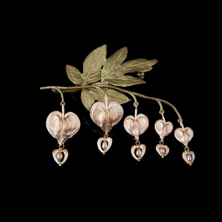 Bleeding Heart Brooch - Michael Michaud Jewellery