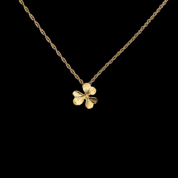 Fine Clover Petite Pendant - Michael Michaud Jewellery