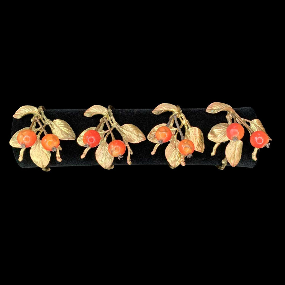 Crab Apple Napkin Rings - Michael Michaud Jewellery