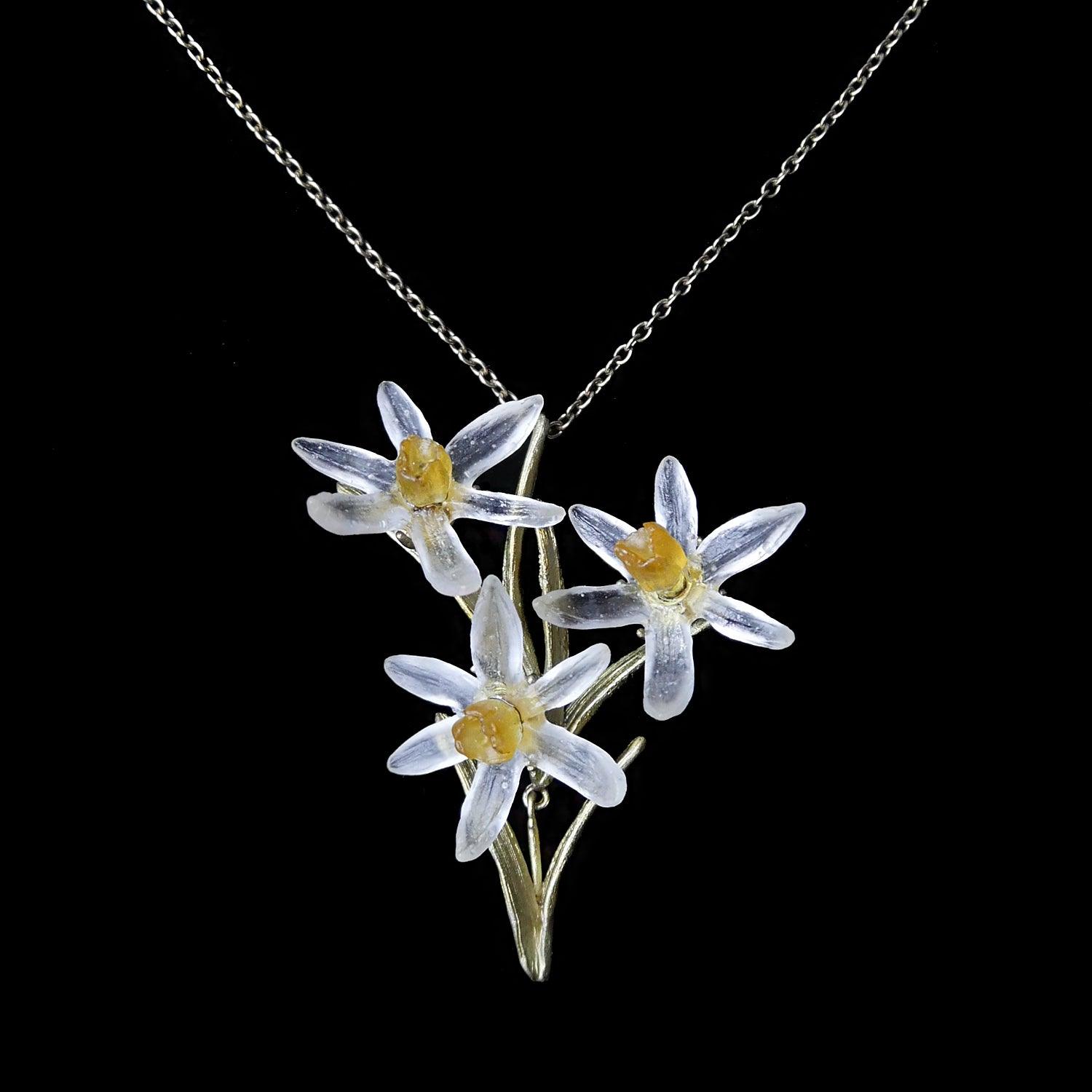 Daffodil Pendant - Michael Michaud Jewellery