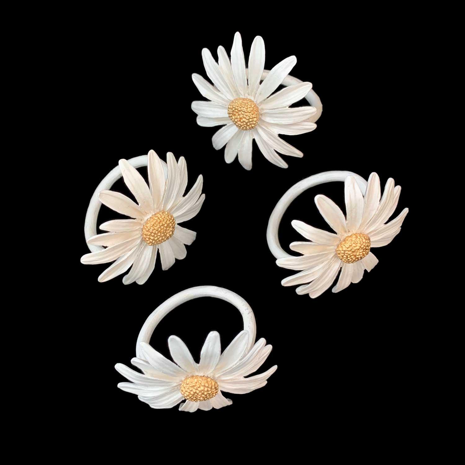 Daisy Napkin Rings - Michael Michaud Jewellery