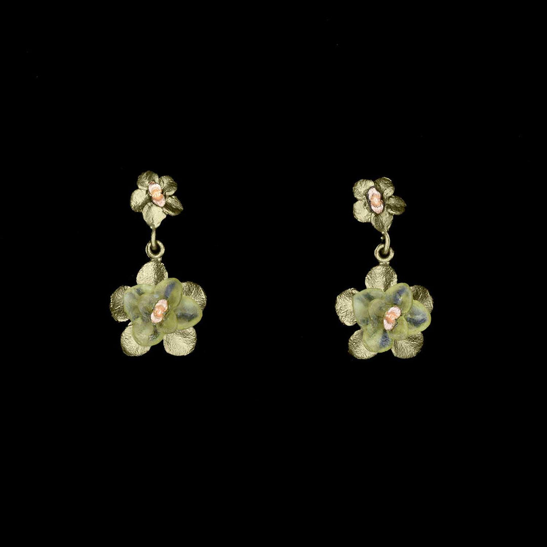 Desert Flower Earrings - Drop Post - Michael Michaud Jewellery