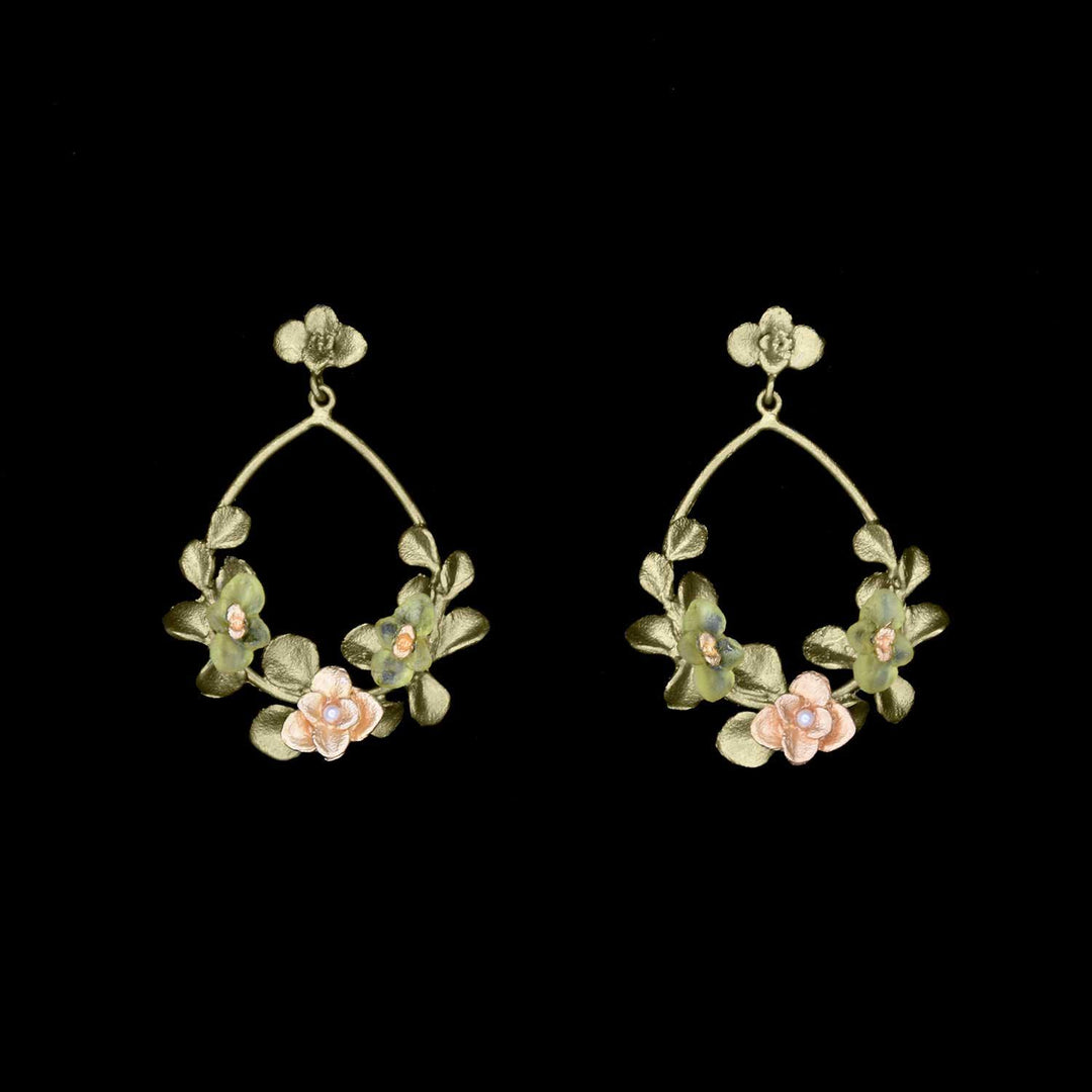 Desert Flower Earrings - Oval Post - Michael Michaud Jewellery