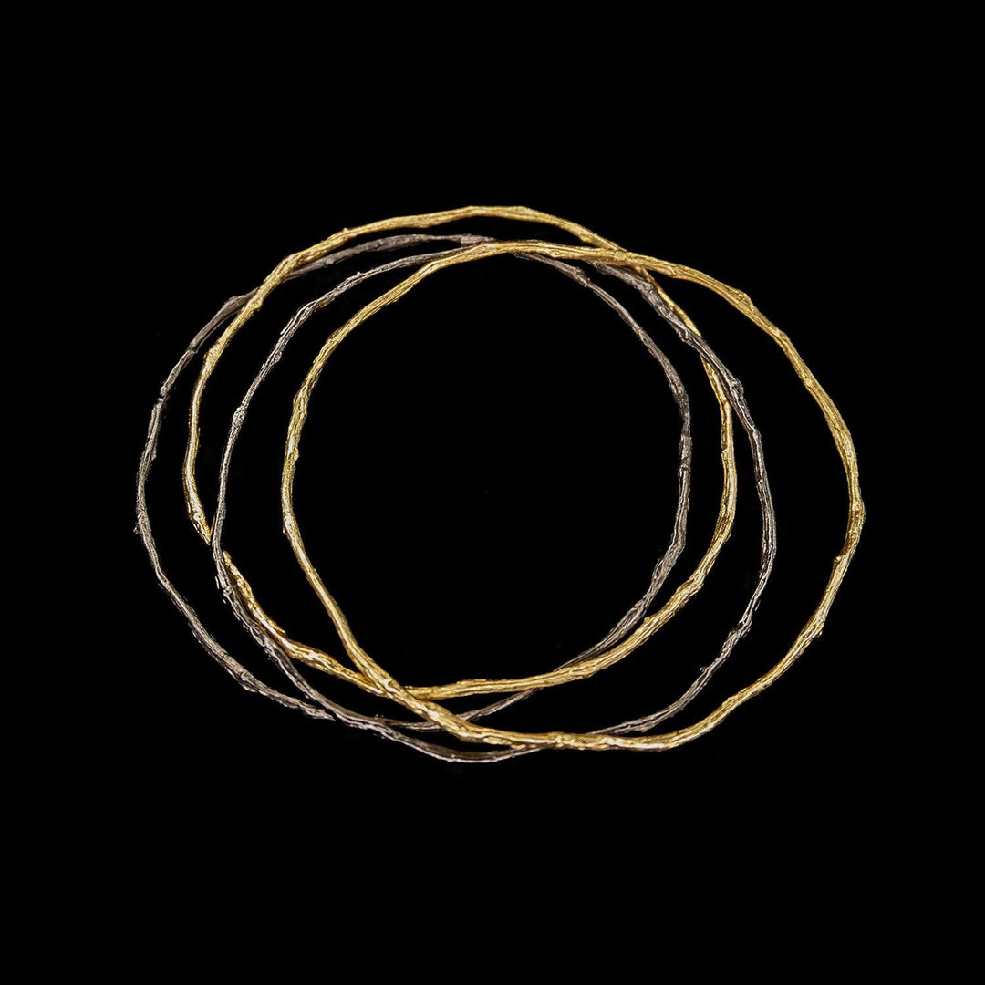 Fine Petite Driftwood Bangles (Set of 4) - Michael Michaud Jewellery