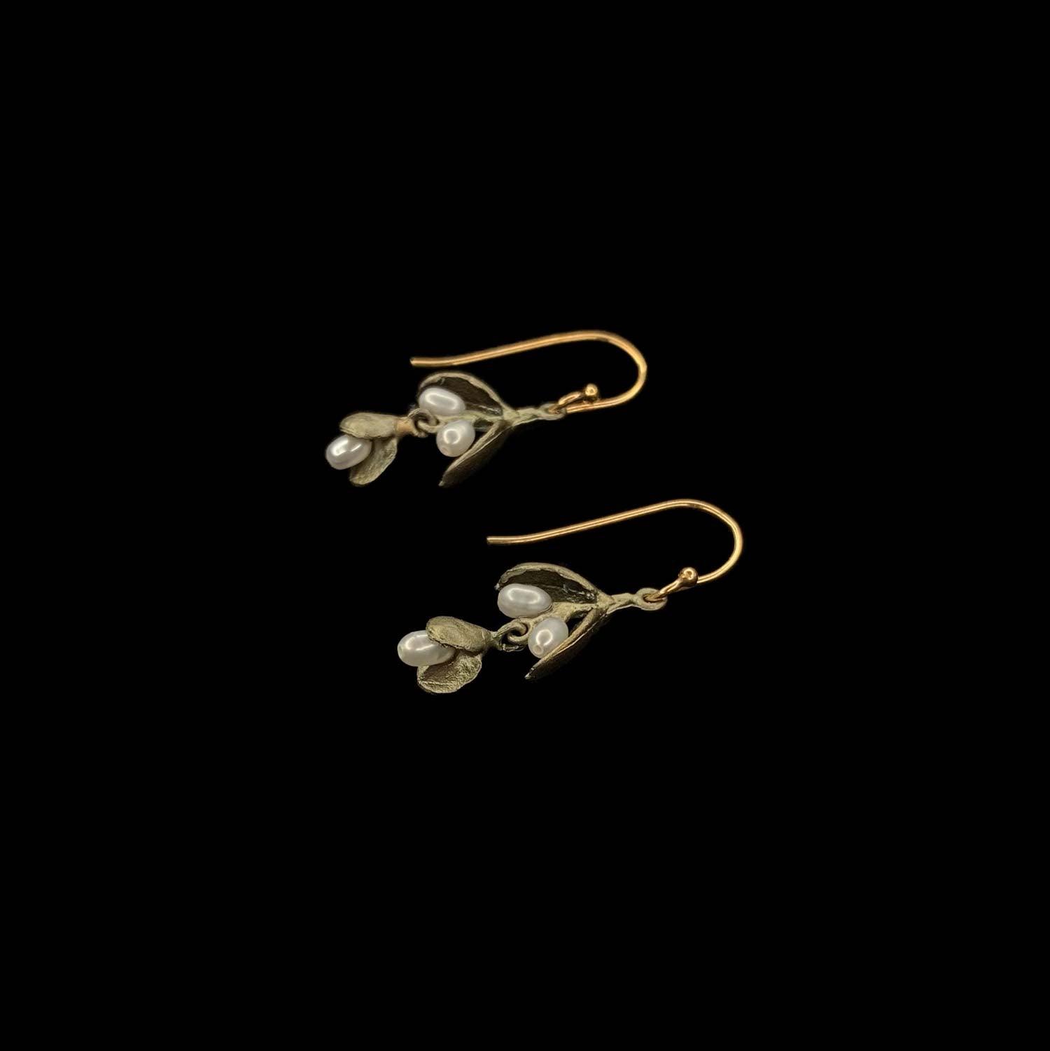 Eucalyptus Seed Earrings - Dainty Wire - Michael Michaud Jewellery