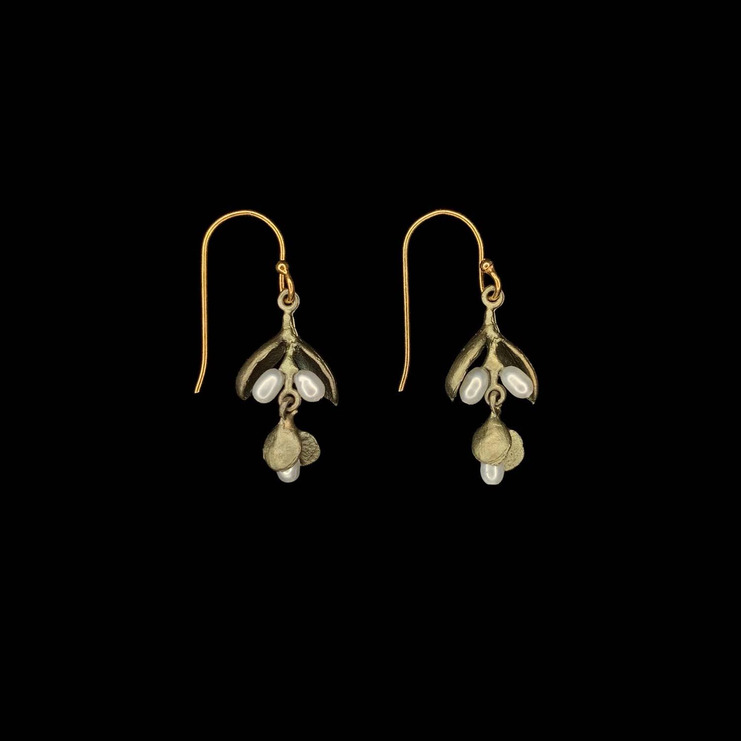 Eucalyptus Seed Earrings - Dainty Wire - Michael Michaud Jewellery