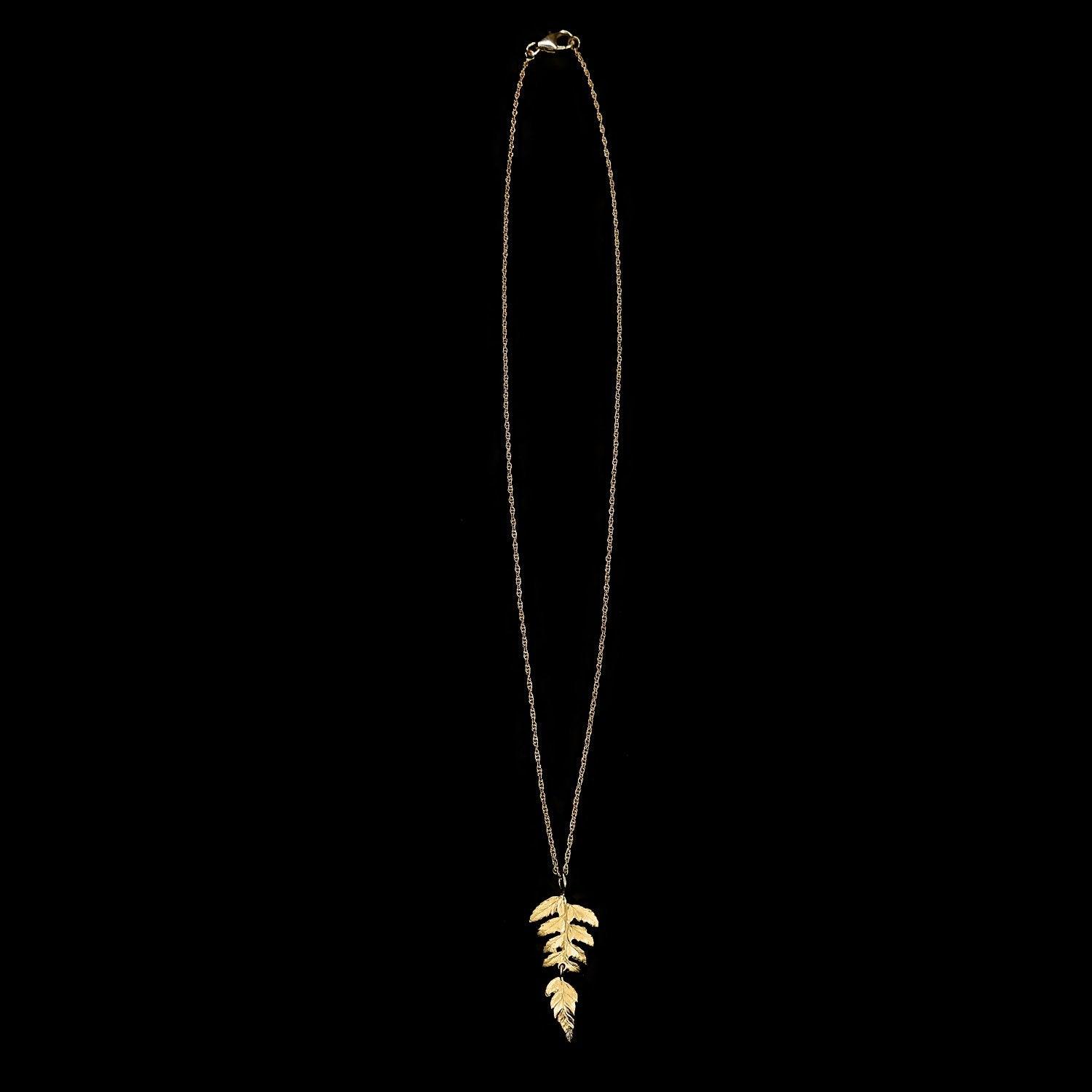 Fine Fern Pendant - Michael Michaud Jewellery