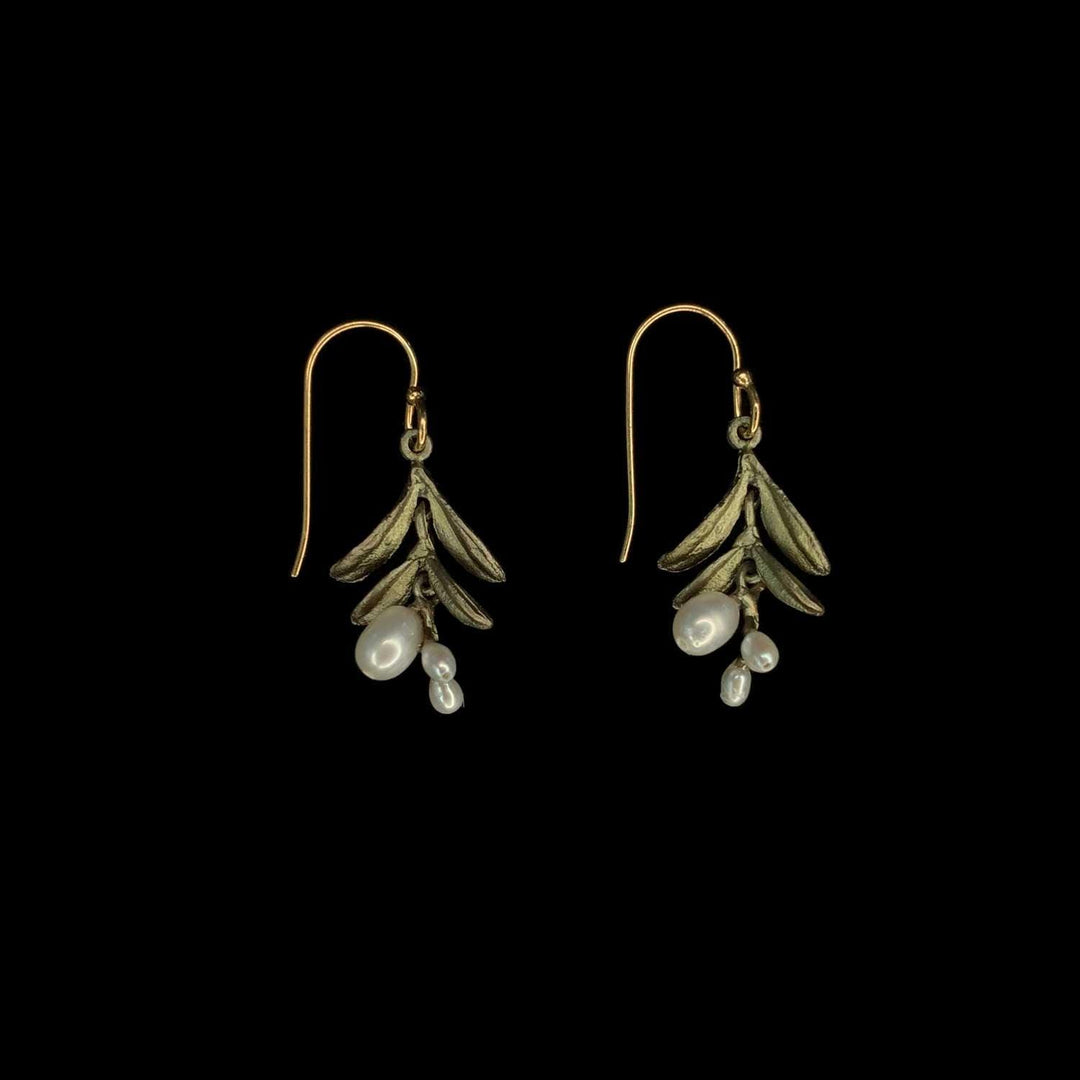 Jasmine Vine Earrings - Dainty Wire - Michael Michaud Jewellery