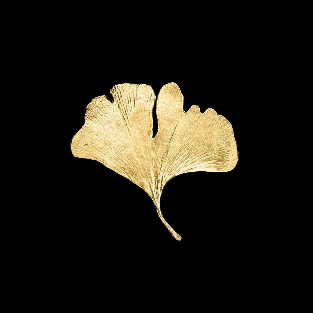 Fine Ginkgo Brooch - Small - Michael Michaud Jewellery