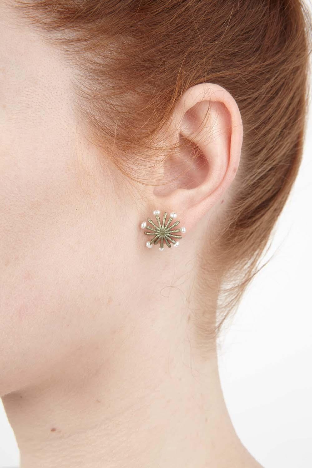 Firewheel Earrings - Petite Post - Michael Michaud Jewellery