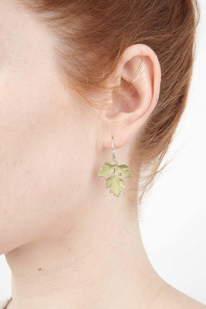 Petite Herb - Parsley Wire Earring - Michael Michaud Jewellery