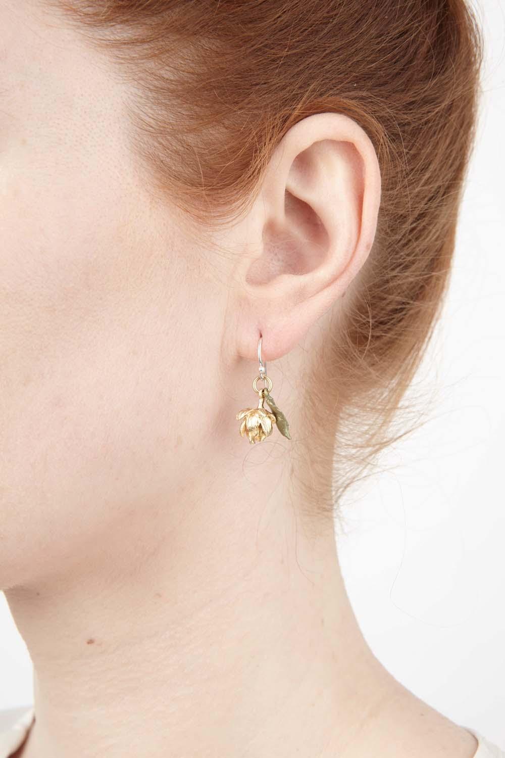 Hops Earrings - Petite Wire - Michael Michaud Jewellery