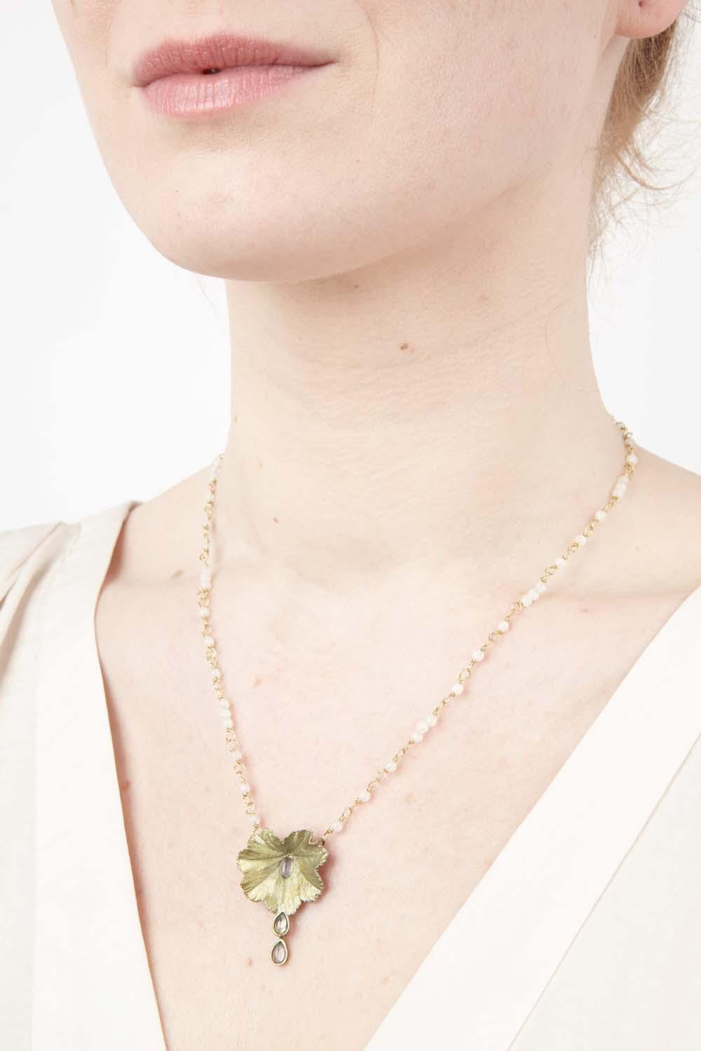 Lady's Mantle Pendant - Beads - Michael Michaud Jewellery