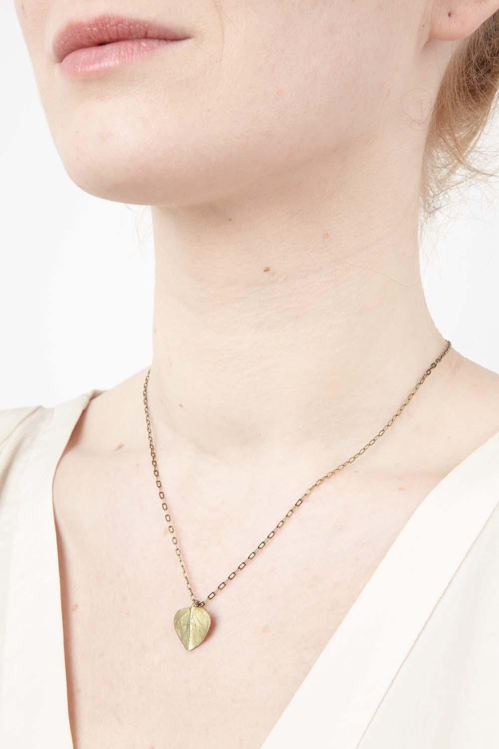 Eucalyptus Leaf Petite Pendant - Michael Michaud Jewellery