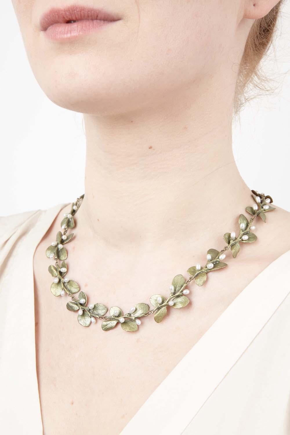 Irish Thorn Necklace - Leaves - Michael Michaud Jewellery