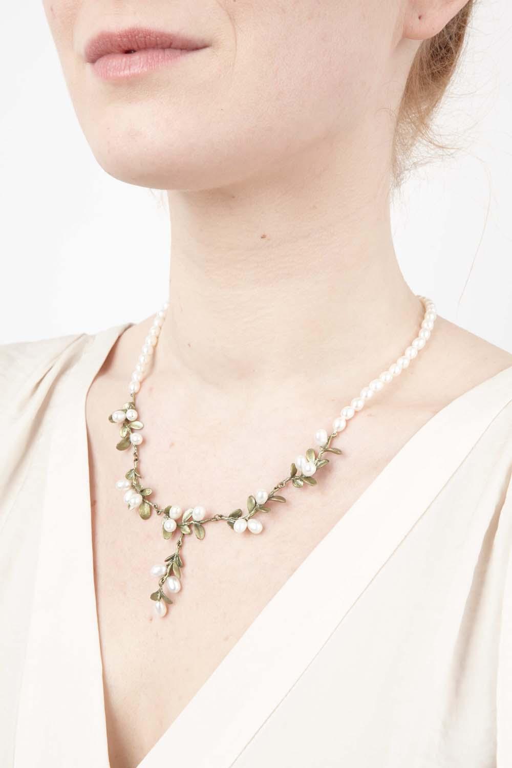 Boxwood Necklace - Pearls - Michael Michaud Jewellery