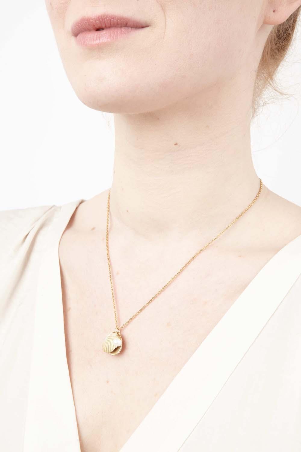 Oyster Shell Pendant - Michael Michaud Jewellery