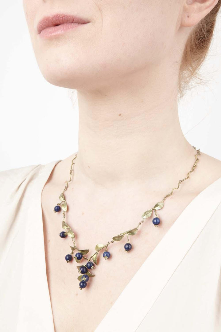 Blueberry Necklace - Twigs - Michael Michaud Jewellery