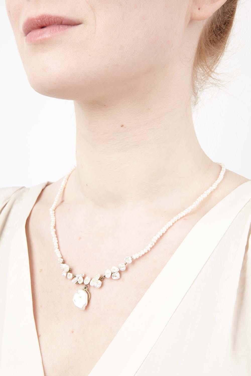 Silver Dollar Necklace - Petite Contour - Michael Michaud Jewellery