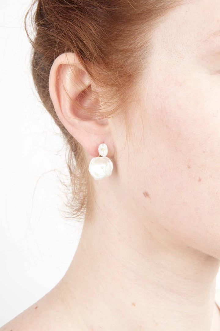 Silver Dollar Earrings - Post - Michael Michaud Jewellery