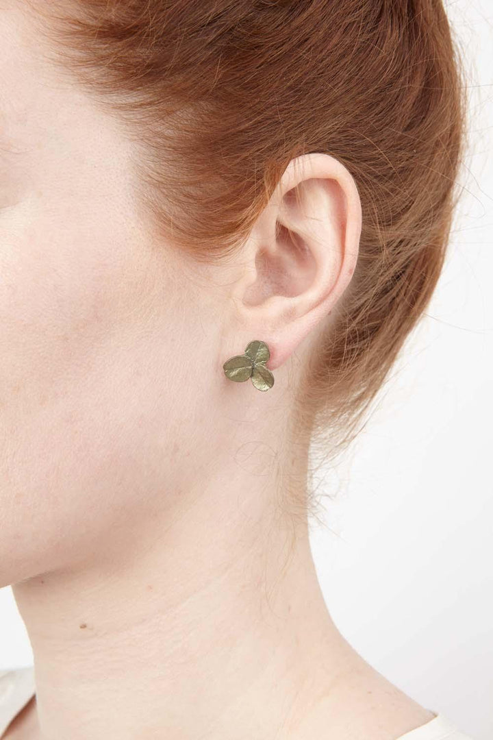 Clover Earrings - Post - Michael Michaud Jewellery