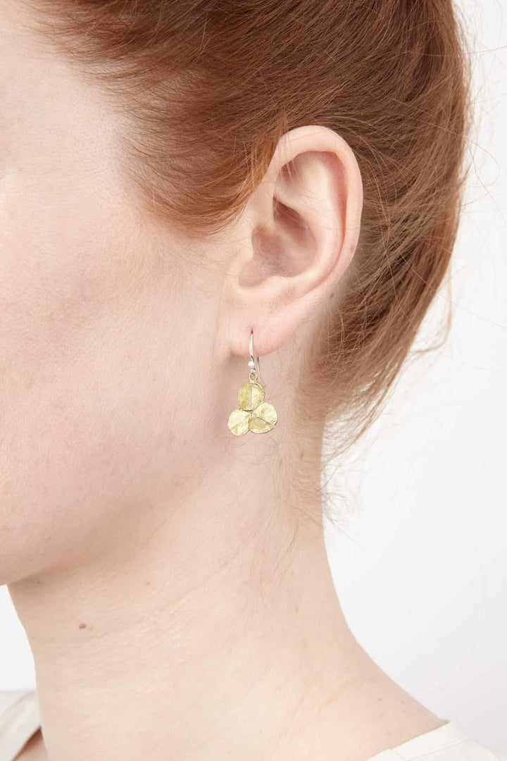 Clover Earrings - Wire Drop - Michael Michaud Jewellery