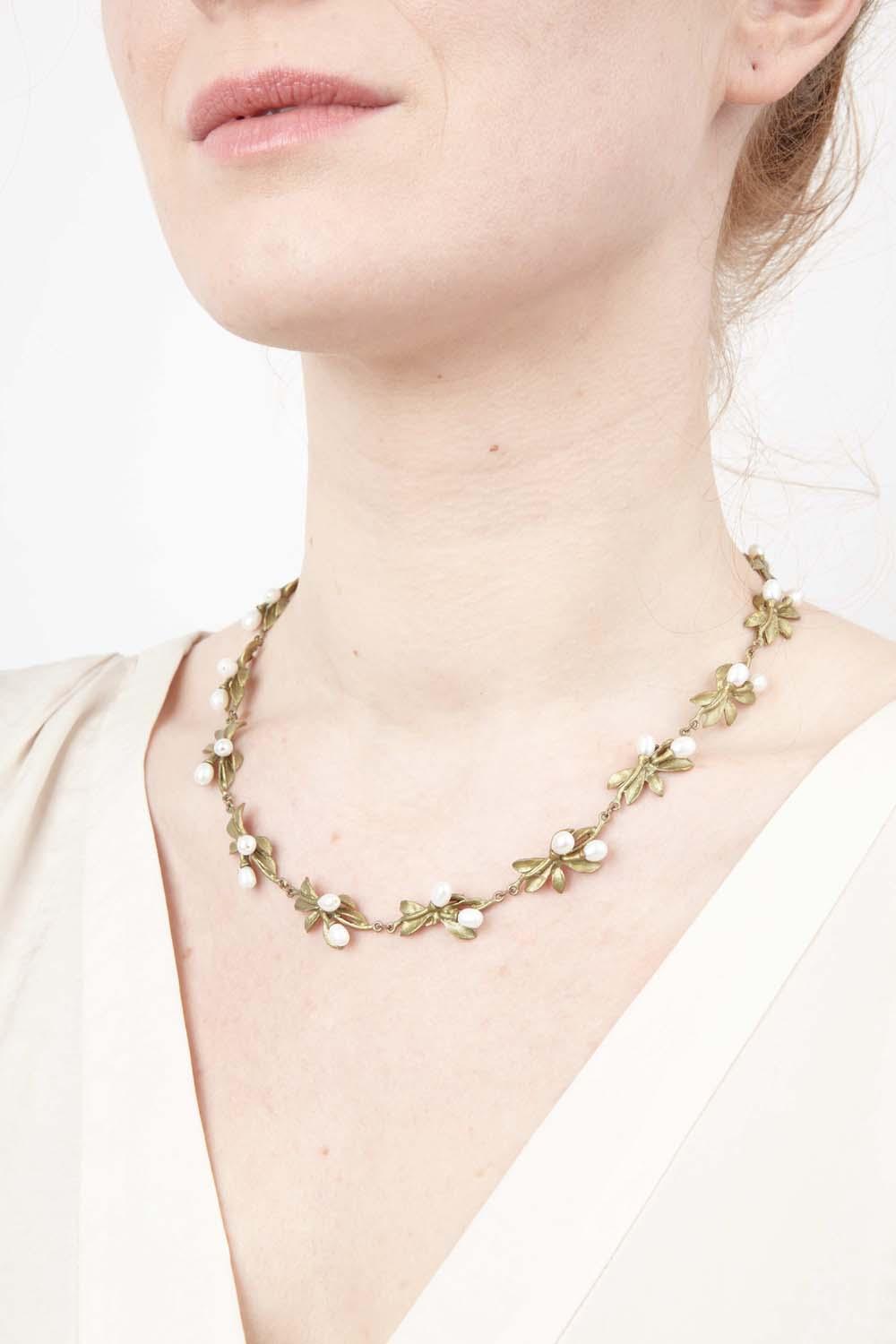 Orange Blossom Necklace - Leaves - Michael Michaud Jewellery